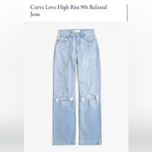 Abercrombie curve love jeans